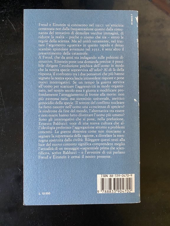 Riflessioni a due sulle sorti del mondo, S. Freud - …