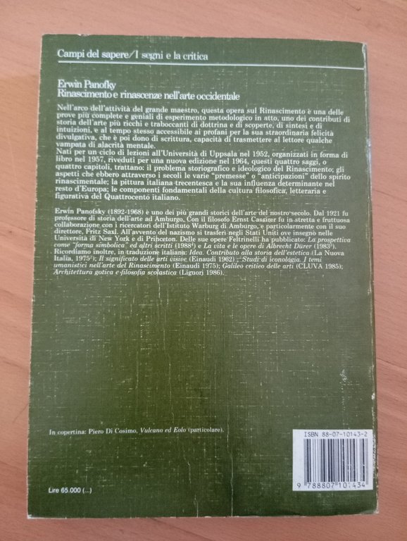 Rinascimento e rinascenze nell'arte occidentale Erwin Panofsky, Feltrinelli 1991 | Immagine Gallery 4