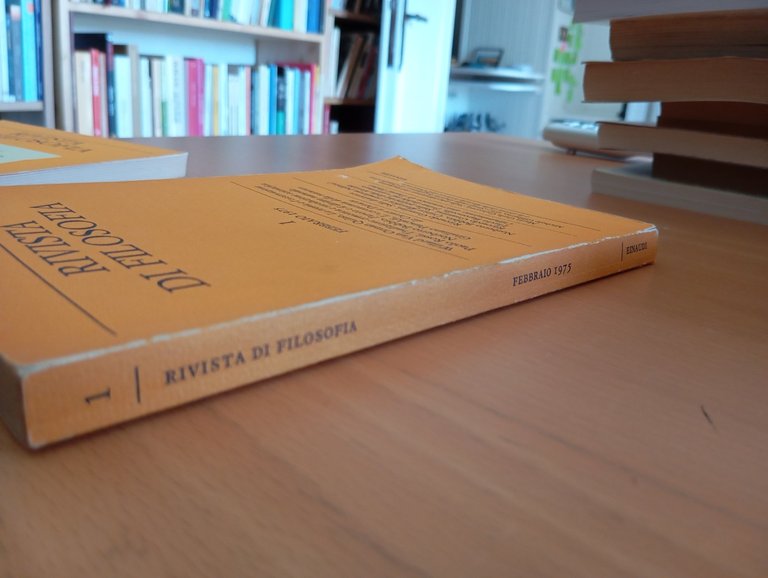 Rivista di filosofia numero 1 , Febbraio 1975