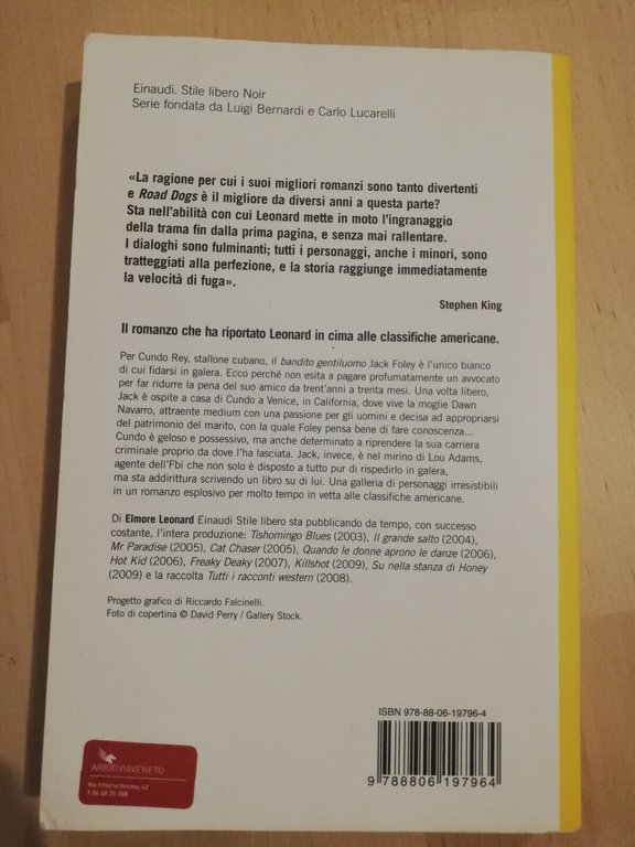 Road dogs, Elmore Leonard, 2010, Einaudi