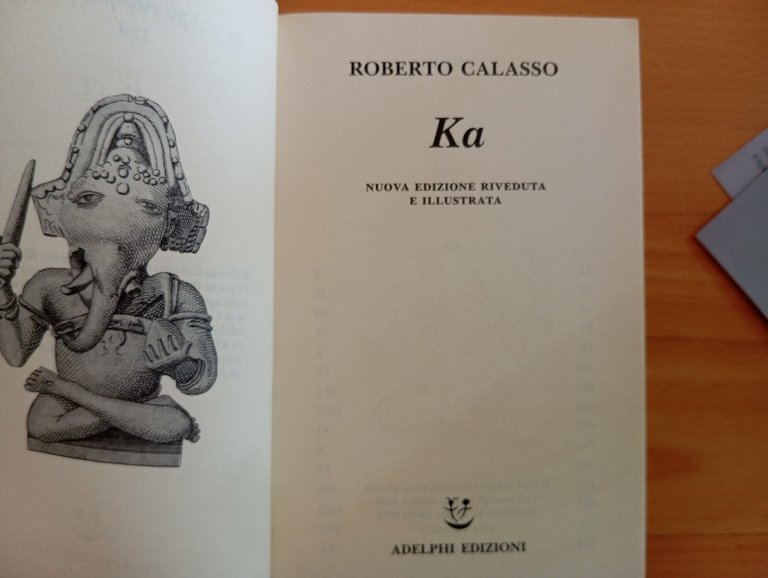 Roberto Calasso, Ka, Adelphi, 2002