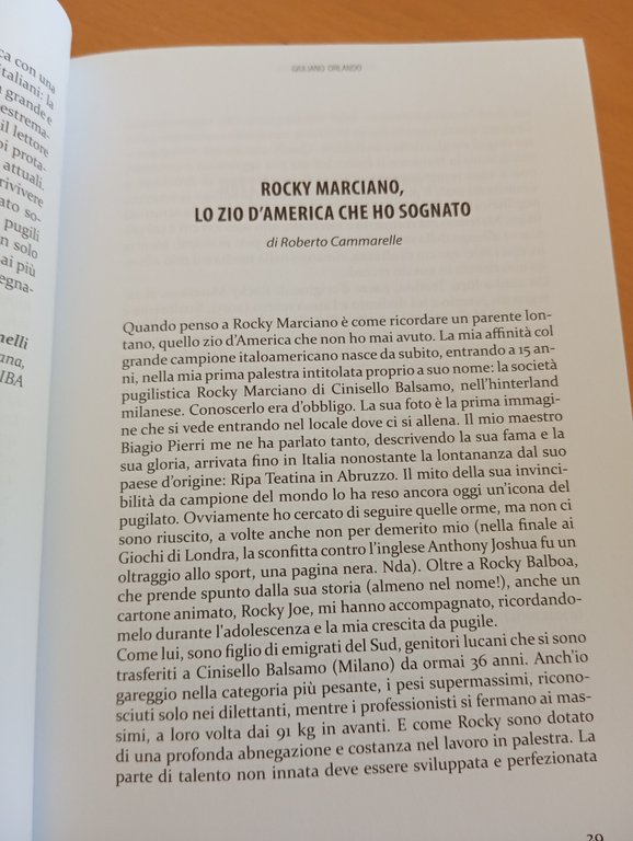 Rocky Marciano The King, Giuliano Orlando, Libreria dello sport, 2014