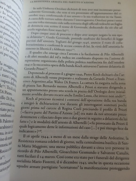Roma in armi. La resistenza nella capitale, Davide Conti, Carocci, …