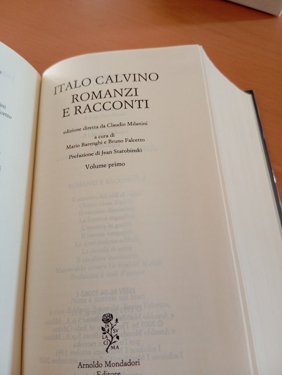 Romanzi e racconti volume 1, Italo Calvino, Meridiani collezione (Edicola), …