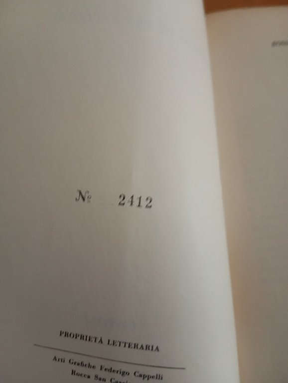 Rosso di San Secondo, Luigi Ferrante, Cappelli, 1959 | Immagine Gallery 16