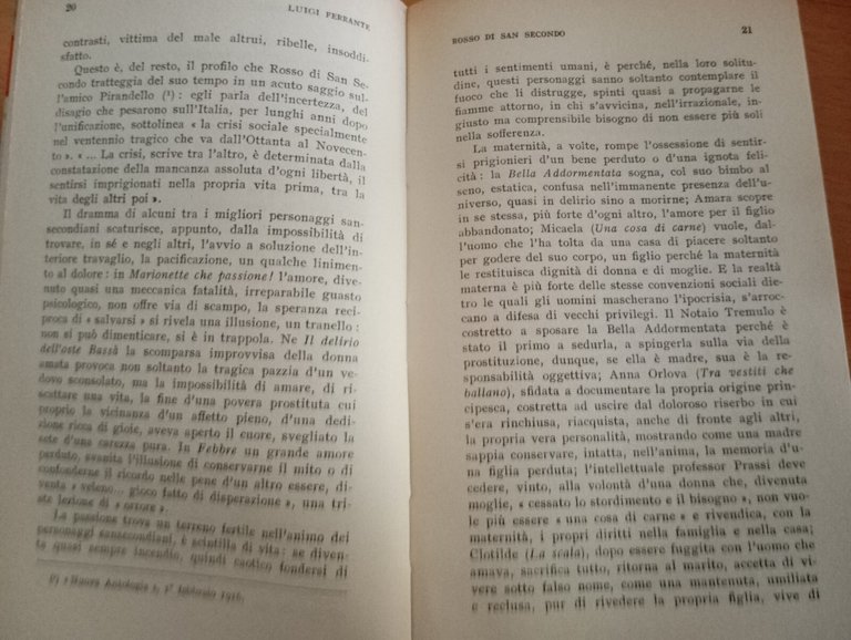 Rosso di San Secondo, Luigi Ferrante, Cappelli, 1959 | Immagine Gallery 17