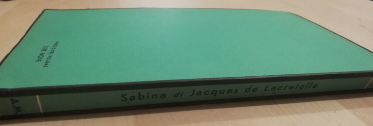 Sabina, Jacques de Lacretelle, 1933, Medusa Mondadori