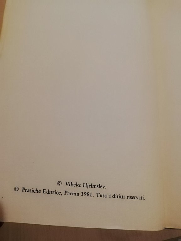 Saggi di linguistica generale, Louis Hjelmslev, 1981, Pratiche editrice