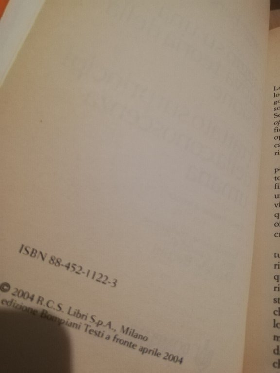 Saggio su una nuova teoria della visione, George Berkeley, Bompiani, …