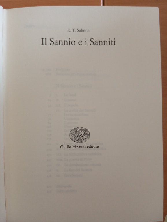 Sannio e i Sanniti, E. T. Salmon, Einaudi, 1985 | Immagine Gallery 8