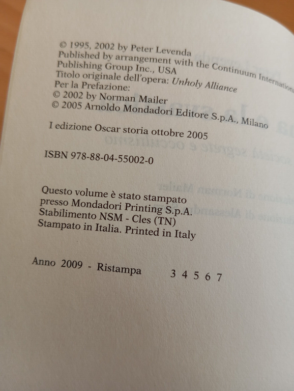 Satana e la svastica. Nazismo, società segrete, Peter Levenda, Mondadori, …