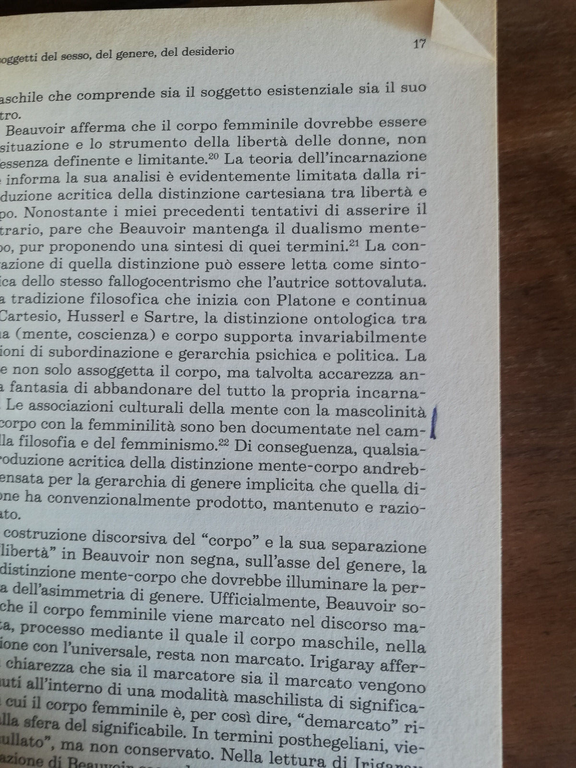 Scambi di genere. Identità, sesso e desiderio, Judith Butler 2004, …