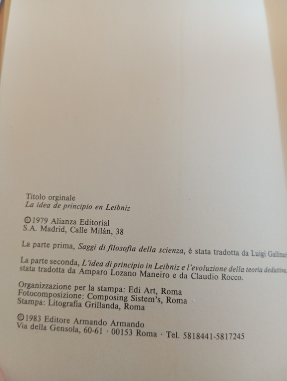 Scienza e filosofia, Ortega Y Gasset, Armando, 1983 | Immagine Gallery 9