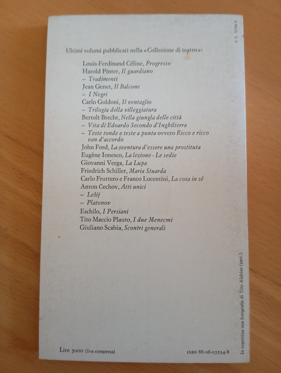 Scontri generali, Giuliano Scabia, Einaudi teatro, 1983