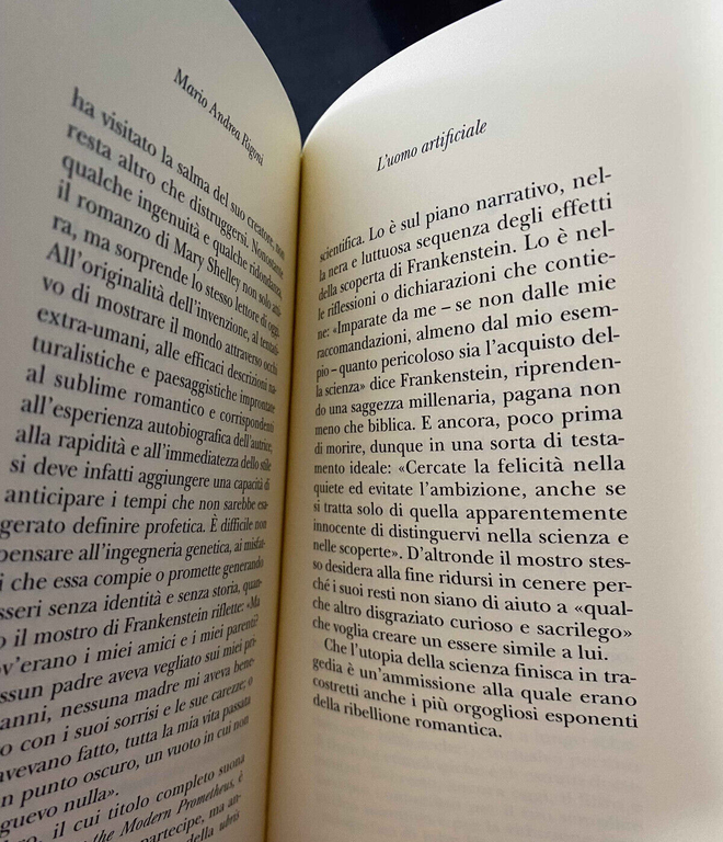 Scorciatoie per l'abisso, Mario Andrea rigoni, Aragno, 2015, fuori catalogo