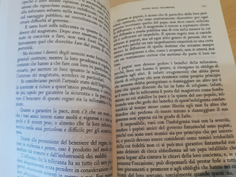 Scritti sulla tolleranza, John Locke, UTET, 2005