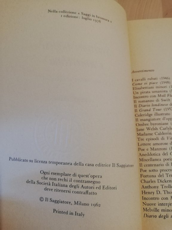 Scrittori inglesi e americani, 2 volumi, Emilio Cecchi, 1976, Garzanti