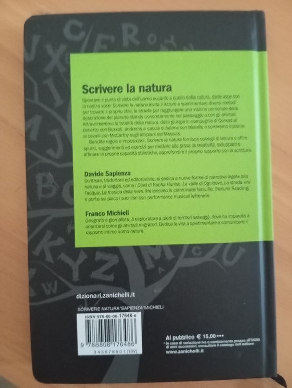 Scrivere la natura, Sapienza - Michieli, Zanichelli, 2012, Fuori catalogo