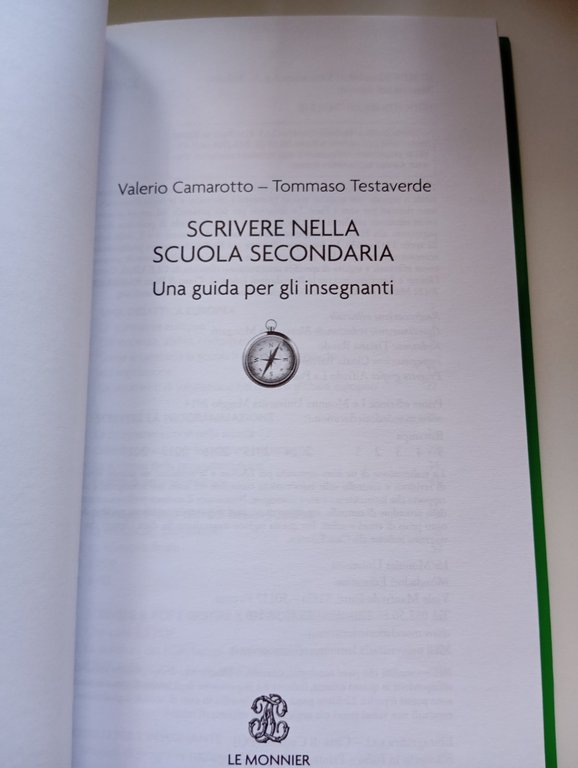 Scrivere nella scuola secondaria, V. Camarotto - T. Testaverde, Le …