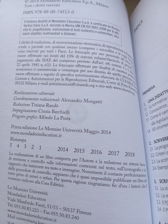 Scrivere nella scuola secondaria, V. Camarotto - T. Testaverde, Le …