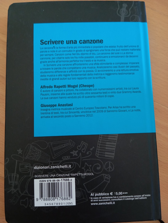 Scrivere una canzone, A. Rapetti Mogoli (Cheope) - G. Anastasi, …