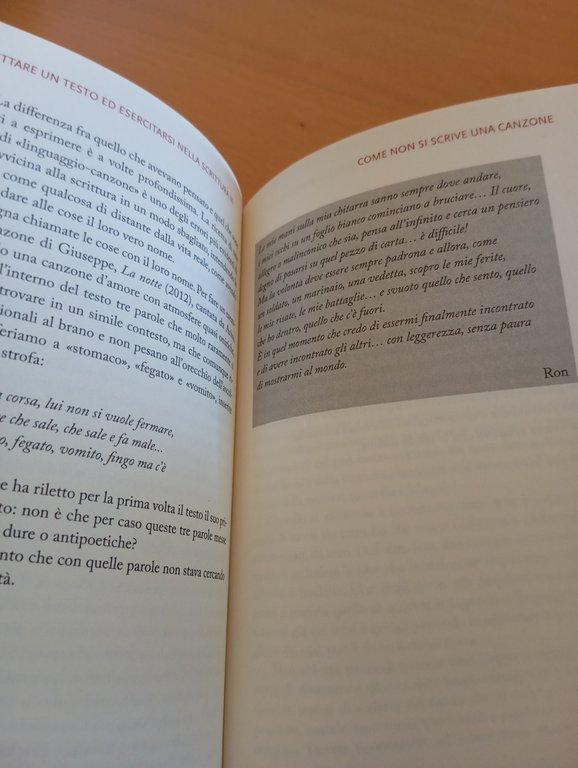 Scrivere una canzone, A. Rapetti Mogoli (Cheope) - G. Anastasi, …