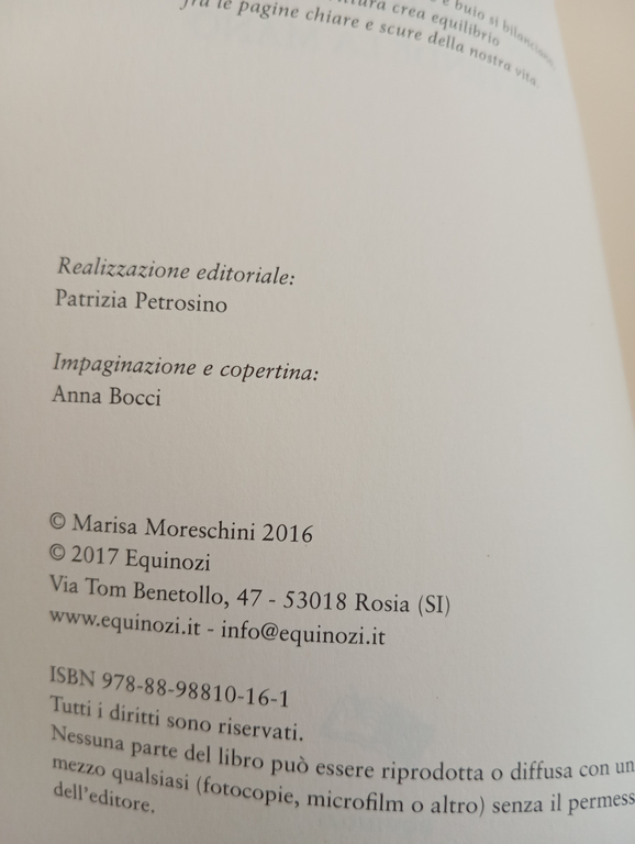 Se un destino benevolo ti tende la mano, Marisa Moreschini, …