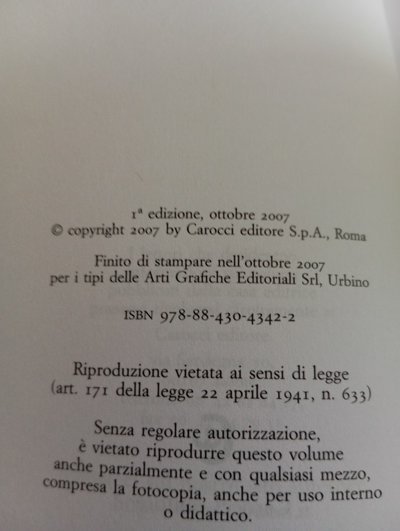 Semiotica della comunicazione politica, Giovanna Cosenza, Carocci, 2007