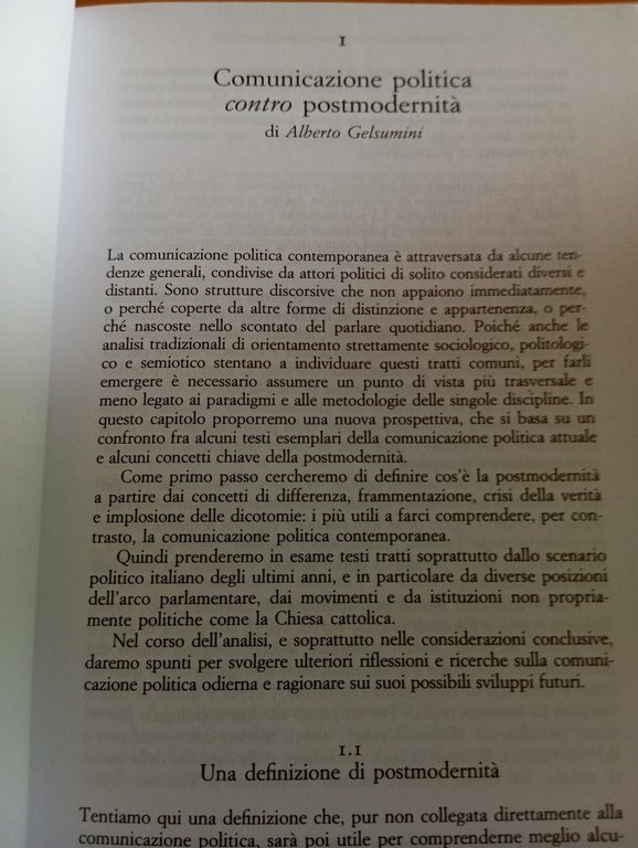 Semiotica della comunicazione politica, Giovanna Cosenza, Carocci, 2007