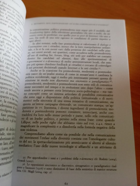 Semiotica della comunicazione politica, Giovanna Cosenza, Carocci, 2007