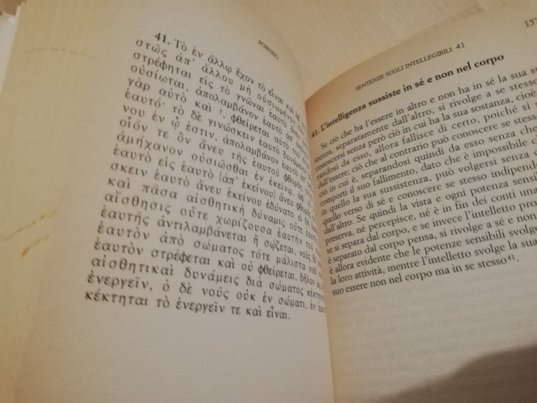 Sentenze sugli intellegibili, Porfirio, 1996, Rusconi