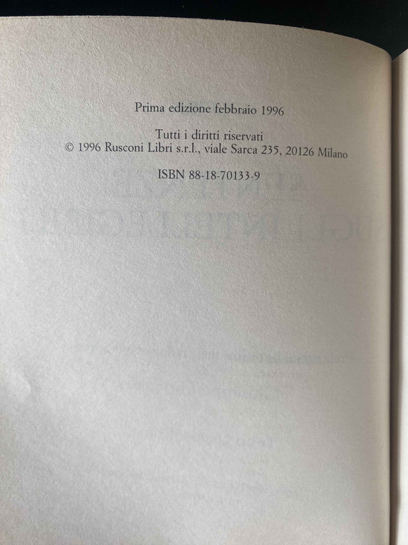 Sentenze sugli intellegibili, Porfirio, testo a fronte, Rusconi, 1996