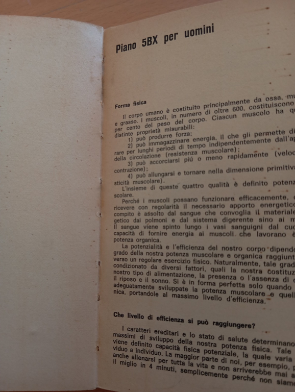 Sentirsi in forma, Feltrinelli 1965, libro vintage