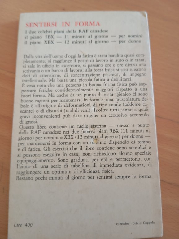 Sentirsi in forma, Feltrinelli 1965, libro vintage