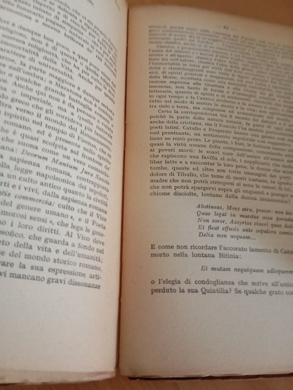 Sepolcri e liriche, Ugo Foscolo, Lattes, 1939