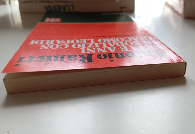 Sette anni di sodalizio con Giacomo Leopardi, Antonio Ranieri, Mursia, …