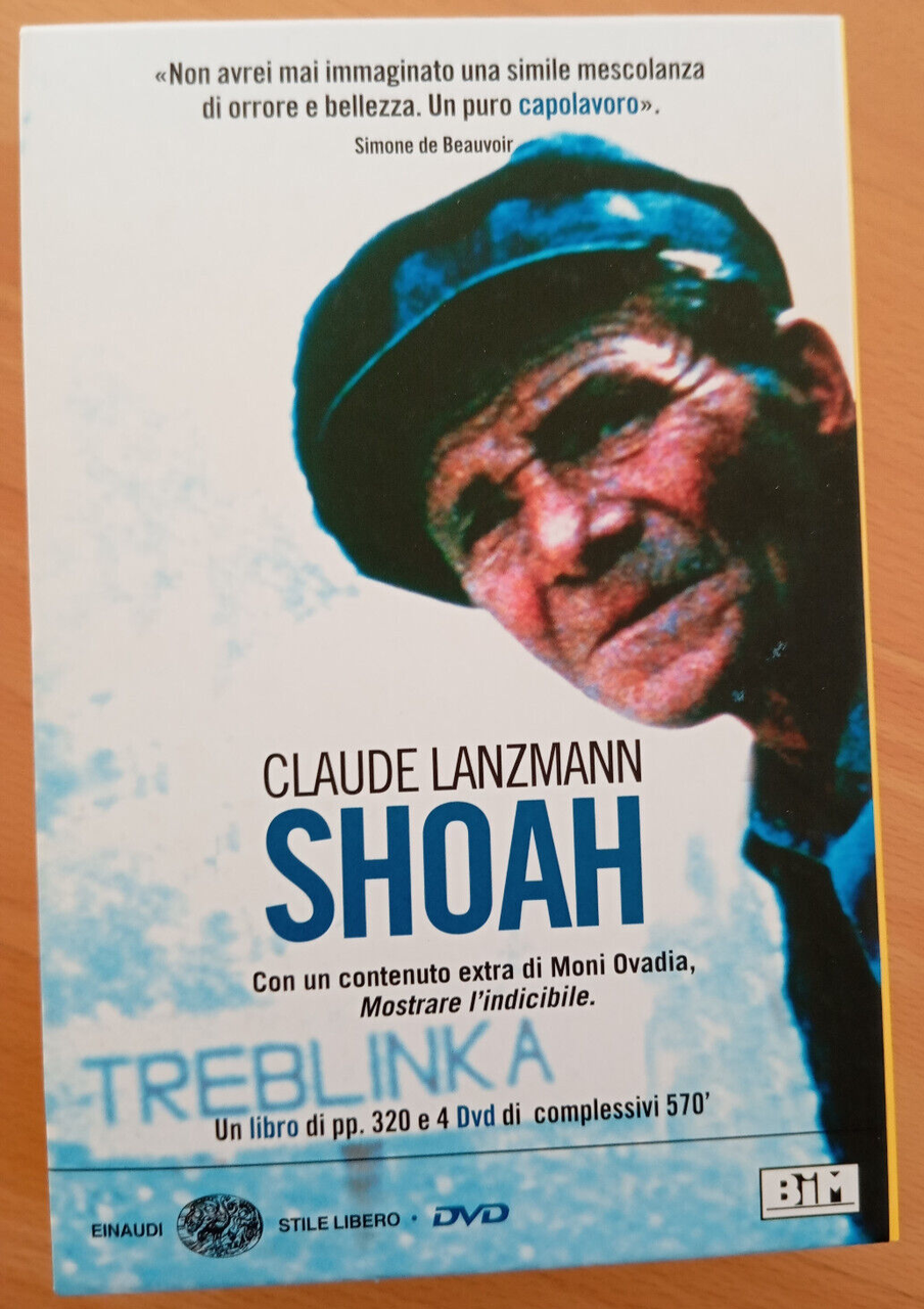 Shoah, Claude Lanzmann, Libro + 4 DVD, Einaudi, 2007