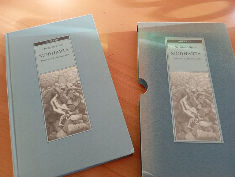 Siddharta, Herman Hesse, Adelphi, 1991 edizione copertina rigida e cofanetto
