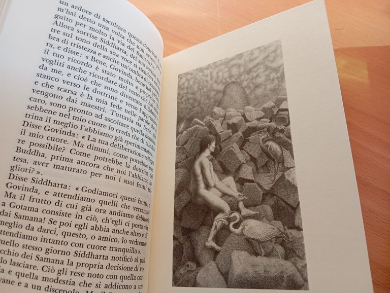 Siddharta, Herman Hesse, Adelphi, 1991 edizione copertina rigida e cofanetto