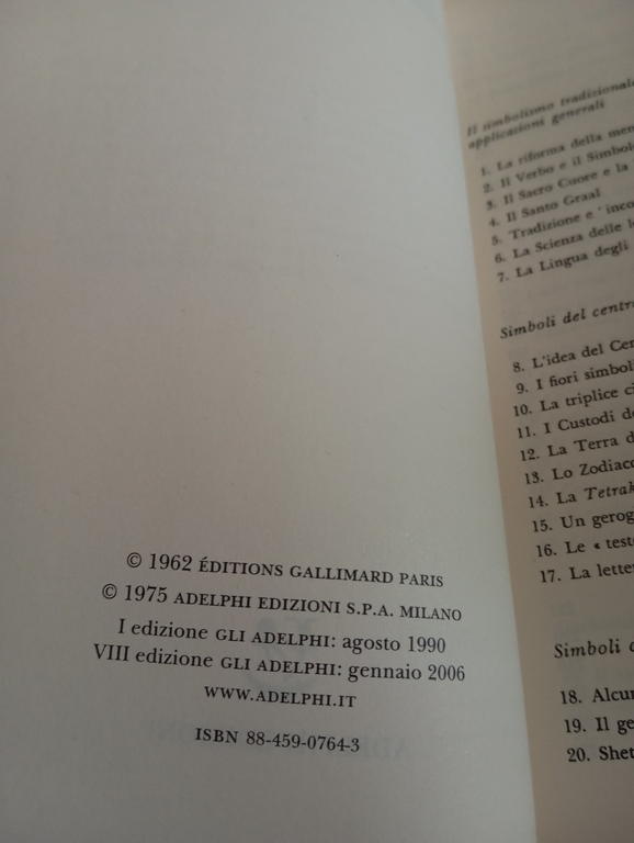 Simboli della Scienza sacra, René Guenon, Adelphi, 2006