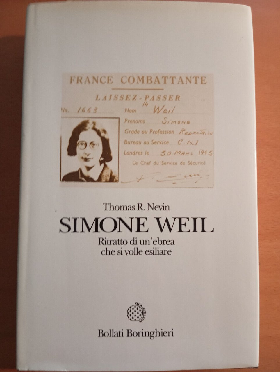 Simone Weil. Ritratto di un'ebrea che si volle esiliare, Thomas …