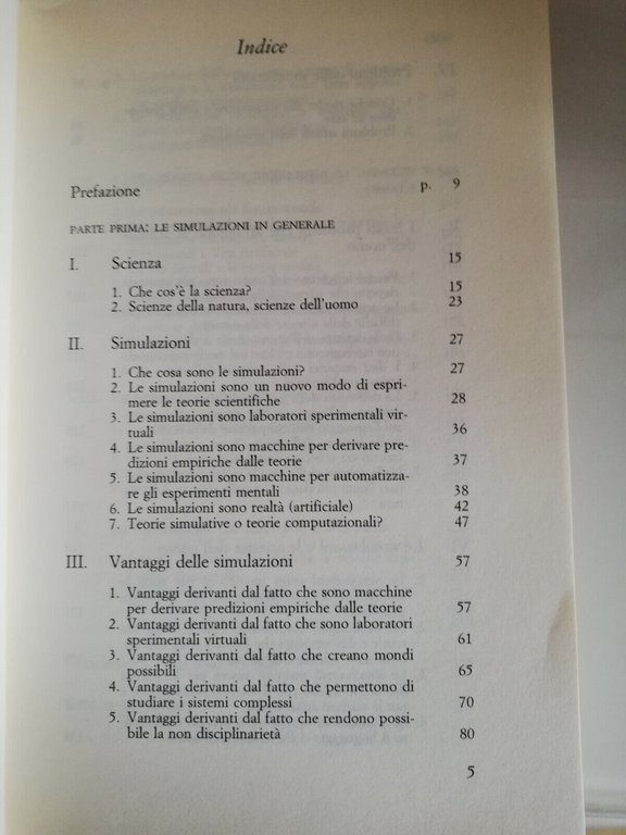 Simulazioni. La realtà rifatta nel computer, D. Parisi, 2001, Nuovo, …