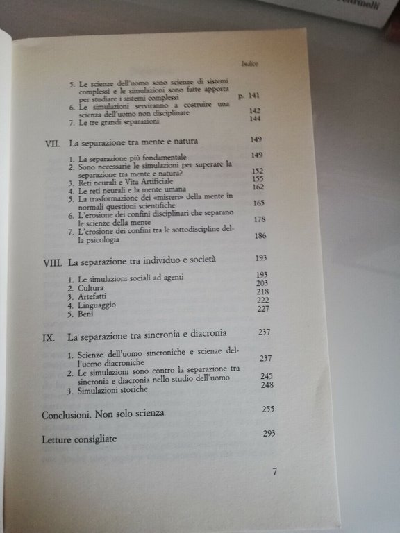 Simulazioni. La realtà rifatta nel computer, D. Parisi, 2001, Nuovo, …