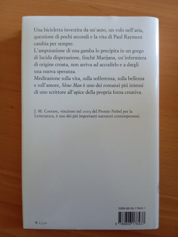 Slow Man, J. M. Coetzee, Einaudi, 2006 | Immagine Gallery 5