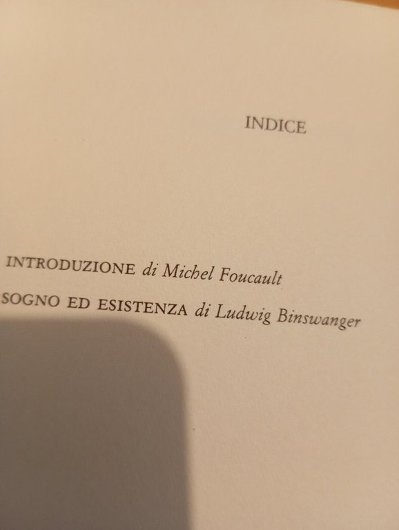 Sogno ed esistenza, Ludwig Binswanger, SE, 1993, Introduzione di Michel …