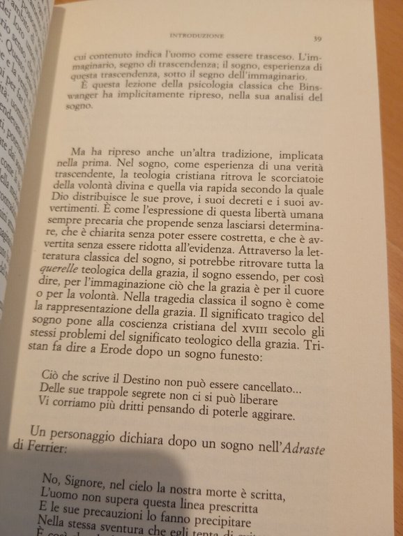 Sogno ed esistenza, Ludwig Binswanger, SE, 1993, Introduzione di Michel …