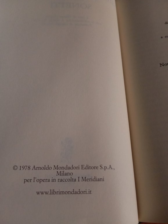 Sonetti, Giuseppe Gioachino Belli, Mondadori Meridiani collezione (edicola) 2006