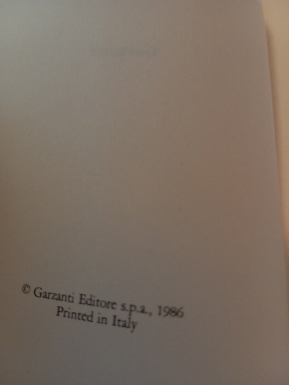 Sotto il sole Giaguaro, Italo Calvino, Garzanti, 1986