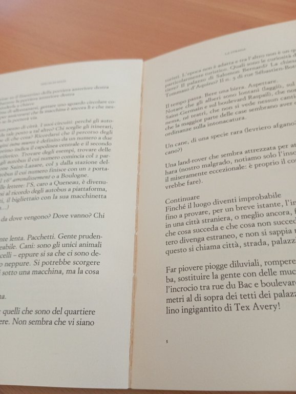 Specie di spazi, Georges Perec, Bollati Boringhieri, 1989