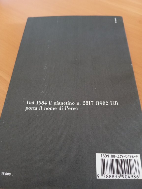 Specie di spazi, Georges Perec, Bollati Boringhieri, 1989